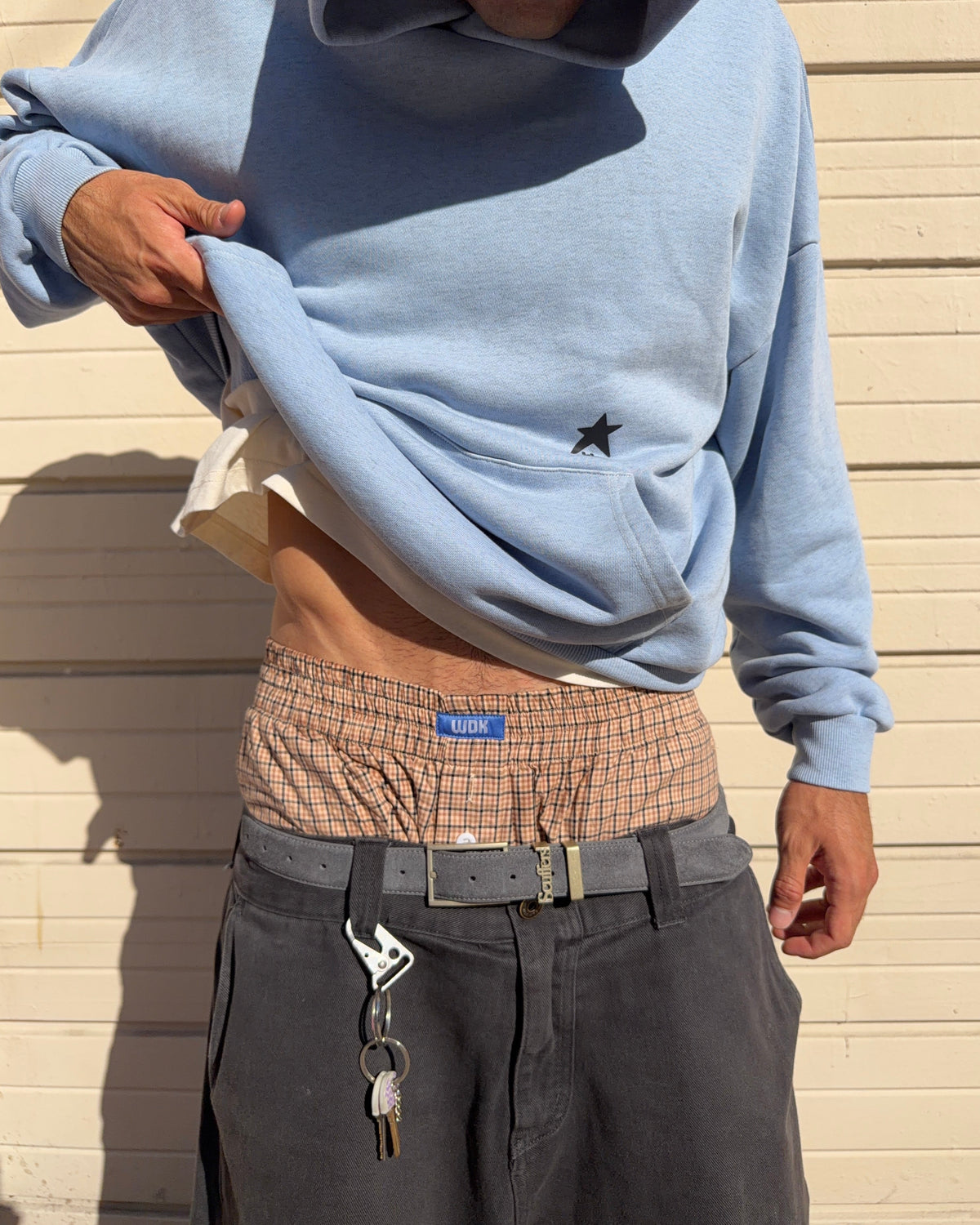 Day One Heather Blue Hoodie