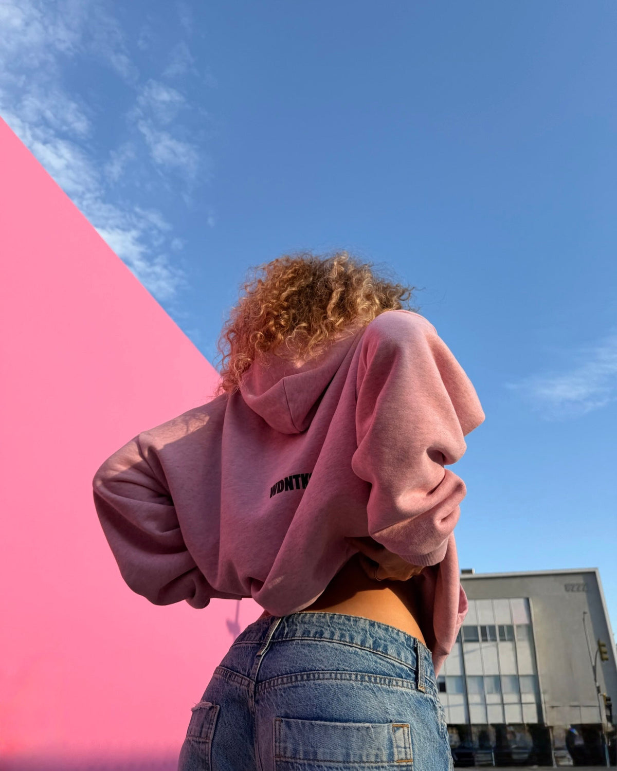 Day One Heather Pink Hoodie